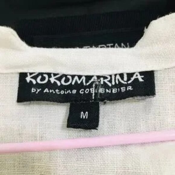 White Linen Dress Discounted Shipping - Picture 3 of 6